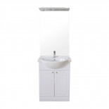 Meuble de salle de bain 3en1 60 cm Blanc - KUOGA