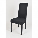 Duo de chaises tissu Noir - PISE