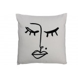 Coussin Melissa Coton Noir/Blanc