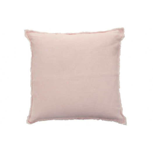 Coussin Delave Lin  Rose