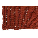 Plaid Tricote Acrylique Rouge