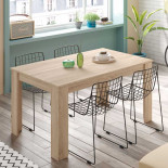 Table de repas extensible Chêne clair - OXNARD