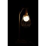 Lampe Table Ignes Acier/Marbre Noir