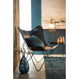 Lampe Table Ignes Acier/Marbre Noir