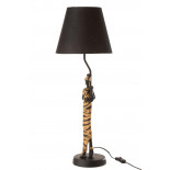 Lampe Africaine Zebre Resine