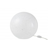 Lampe Dany Taches Rond Verre Blanc Large