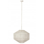 Lampe Suspendue Metal Mat Blanc