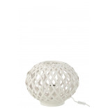 Lampe De Table Bambou Blanc