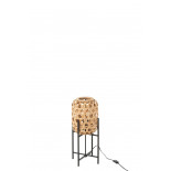 Lampe A Pied Bamboo Naturel Small