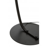 Lampe Sur Pied Arrondie Metal Noir