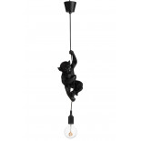 Lampe Singe Suspendue Resine Noir