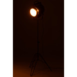 Lampe Sur Pied Film Metal/Verre Noir