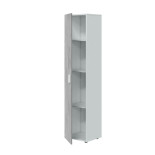 Armoire 1 porte Blanc/Béton - SIMINTI