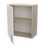 Meuble haut de cuisine 60 cm Blanc/Chêne - ABINCI