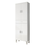 Armoire de salle de bain 4 portes Blanc - ENATHA