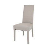 Duo de chaises Gris clair Bois/Tissu - PISE