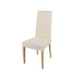 Duo de chaises Ivoire Bois/Tissu - PISE