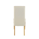 Duo de chaises Ivoire Bois/Tissu - PISE